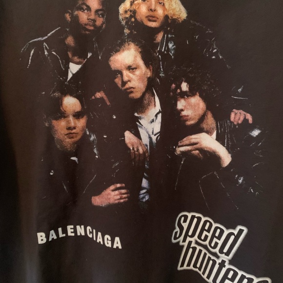 SOLD Grey Balenciaga Speed Hunters T-Shirt - Picture 3 of 6